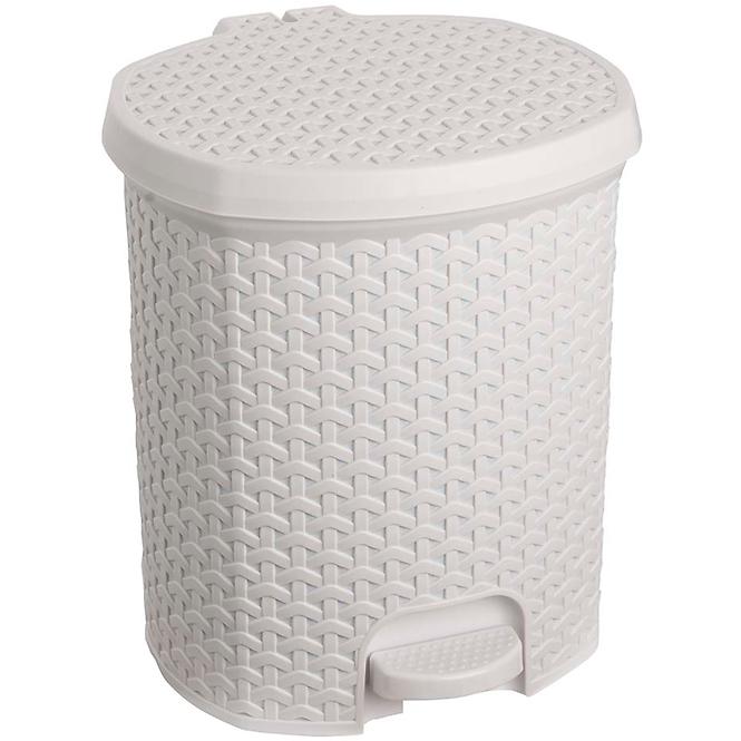 Biely odpadkový kôš severského štýlu 11,5l