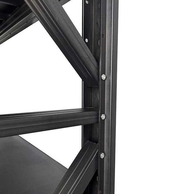 Regál skladovací 200x187x58 cm - 4 políc/500 kg,3