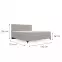 Posteľ Point Vito 03/Lapit 03 140x200 + topper,6