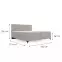 Posteľ Point Vito 03/Lapit 03 180x200 + topper,7