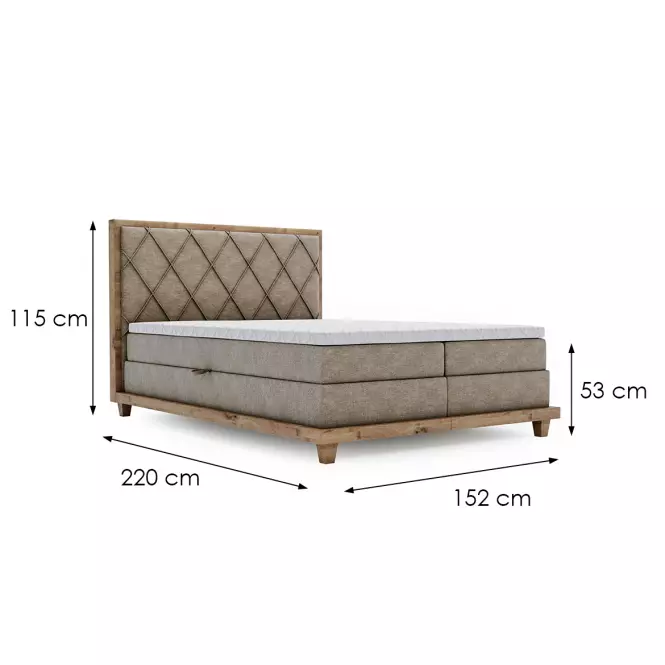 Posteľ Boston Legacy 03 140x200 + topper