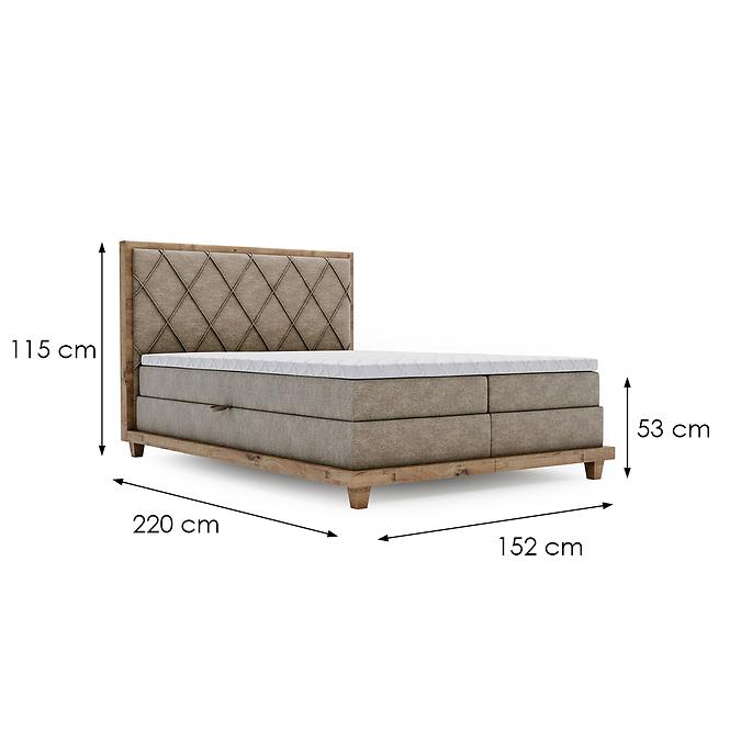 Posteľ Boston Legacy 03 140x200 + topper