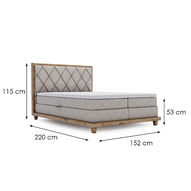 Posteľ Boston Legacy 20 140x200 + topper