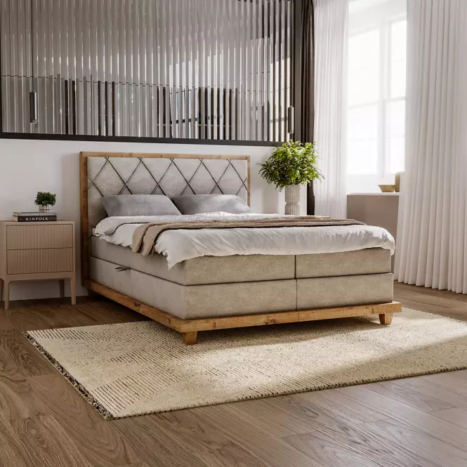 Posteľ Boston Legacy 20 140x200 + topper
