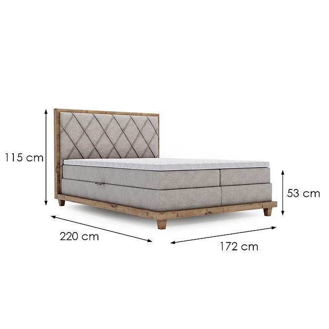 Posteľ Boston Legacy 20 160x200 + topper