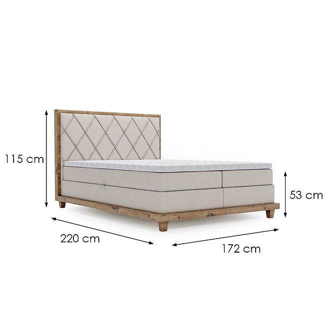 Posteľ Boston Legacy 01 180x200 + topper