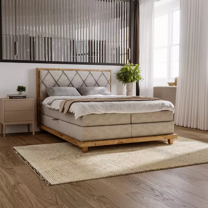 Posteľ Boston Legacy 20 180x200 + topper