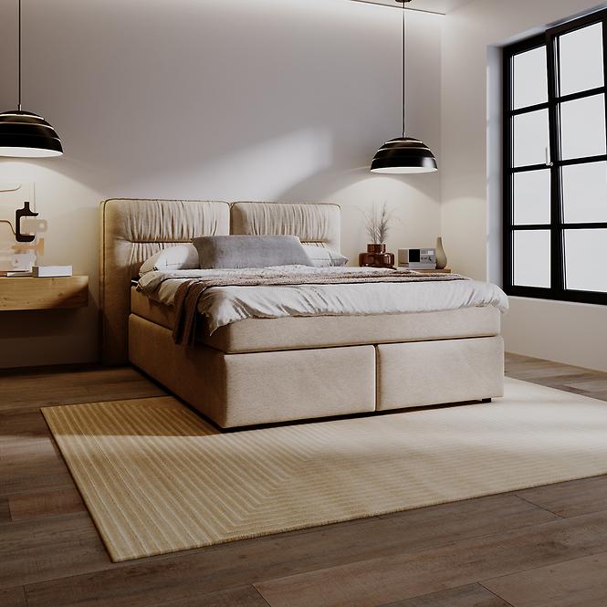 Posteľ Lizbona Glow 3 140x200 + topper