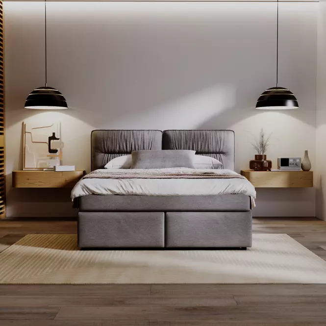 Posteľ Lizbona Glow 19 140x200 + topper