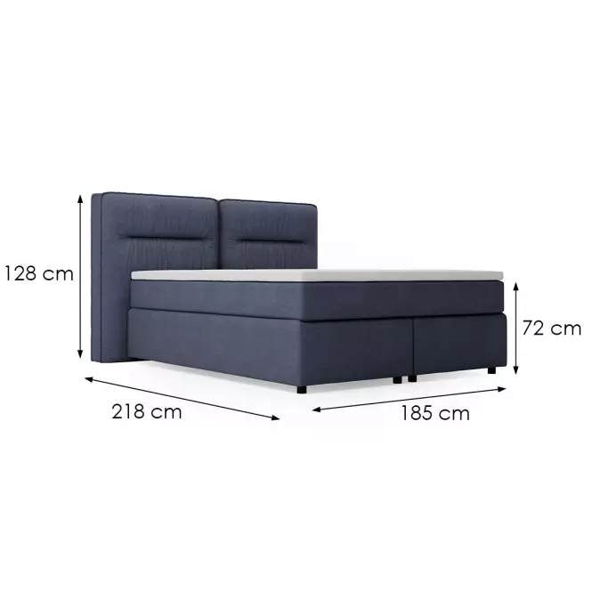 Posteľ Lizbona Glow 11 160x200 + topper