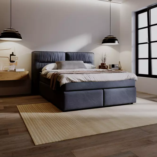 Posteľ Lizbona Glow 11 160x200 + topper