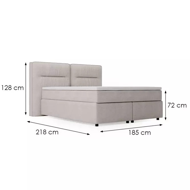 Posteľ Lizbona Glow 14 160x200 + topper