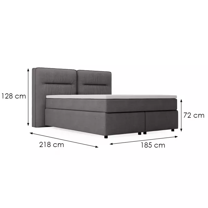 Posteľ Lizbona Glow 19 160x200 + topper