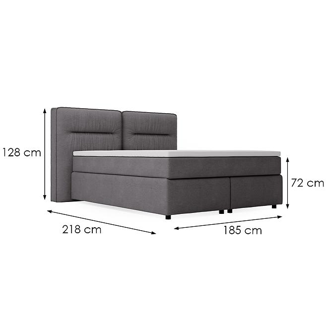 Posteľ Lizbona Glow 19 160x200 + topper