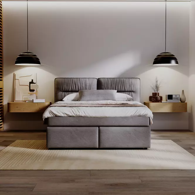 Posteľ Lizbona Glow 19 160x200 + topper
