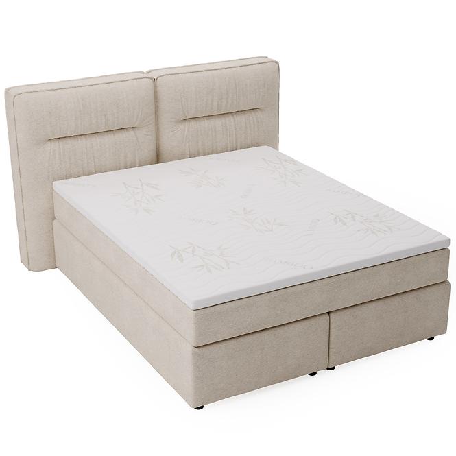 Posteľ Lizbona Glow 3 180x200 + topper,3