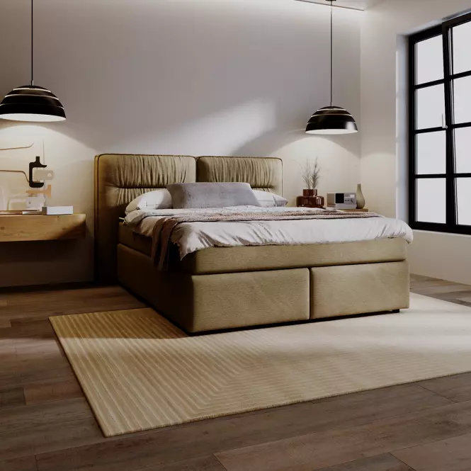 Posteľ Lizbona Glow 8 180x200 + topper
