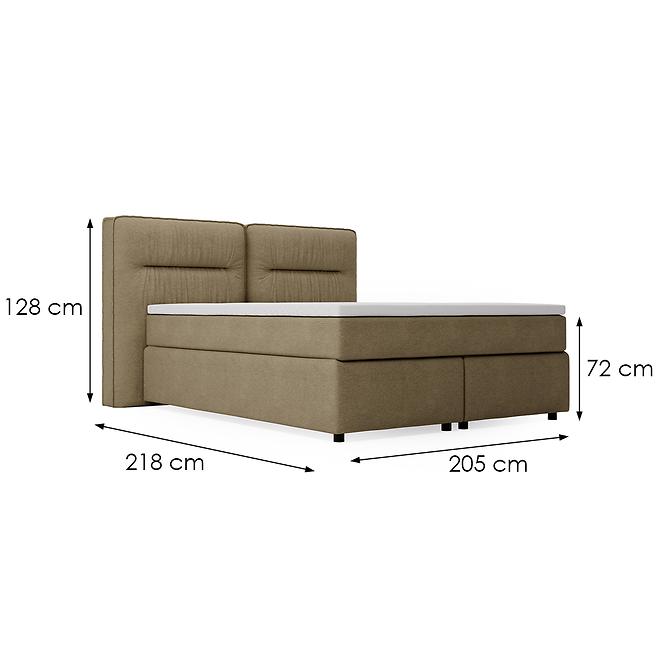 Posteľ Lizbona Glow 8 180x200 + topper