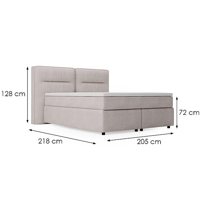Posteľ Lizbona Glow 14 180x200 + topper