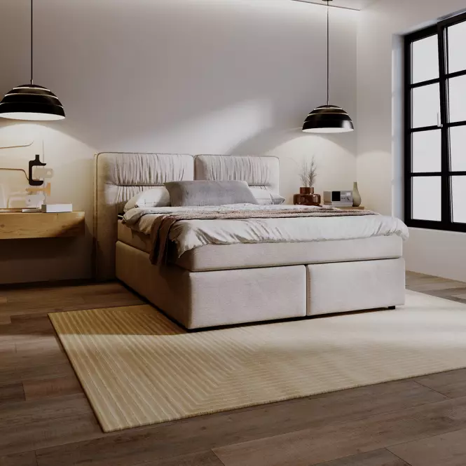 Posteľ Lizbona Glow 14 180x200 + topper