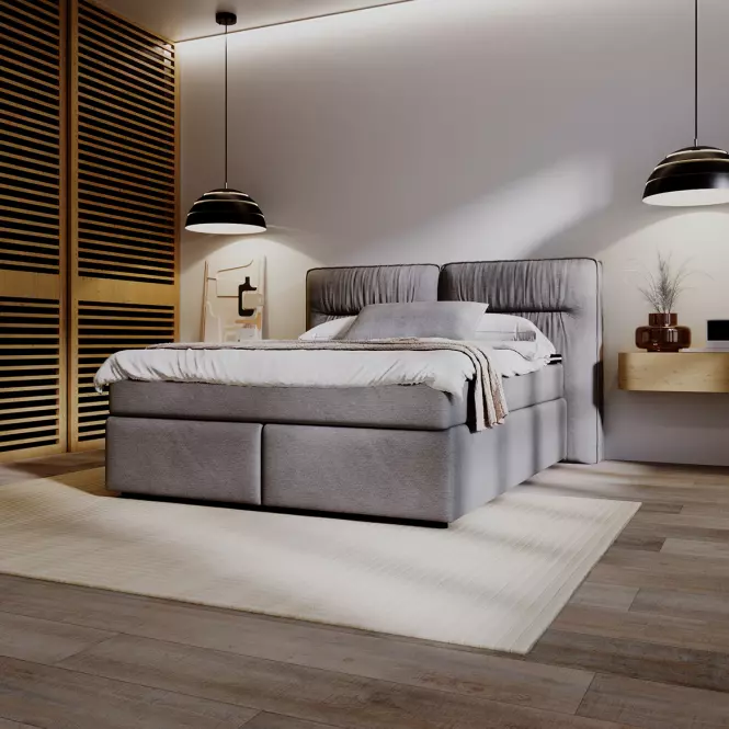 Posteľ Lizbona Glow 19 180x200 + topper