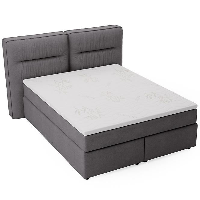 Posteľ Lizbona Glow 19 180x200 + topper,3
