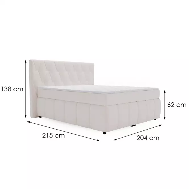 Posteľ Rosa Salvador 02 180x200 + topper