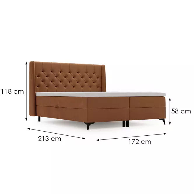 Posteľ Zara Vega 56 160x200 + topper