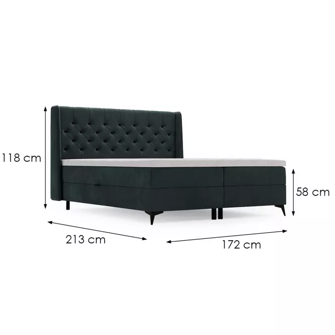 Posteľ Zara Vega 79 160x200 + topper