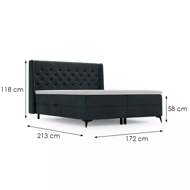 Posteľ Zara Vega 99 160x200 + topper