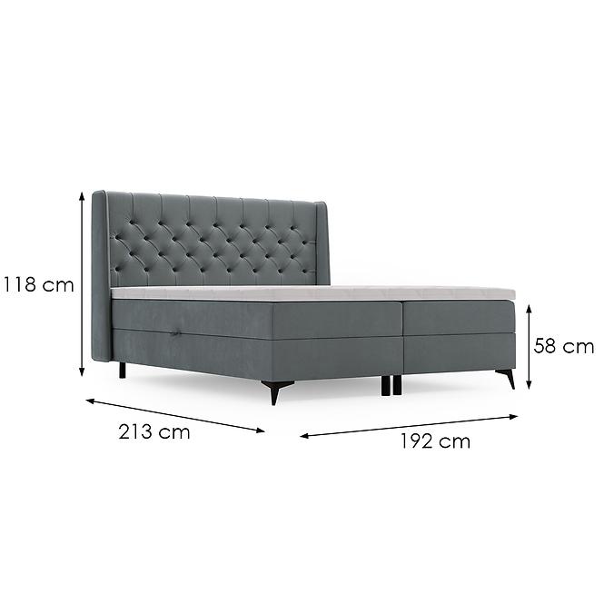Posteľ Zara Vega 83 180x200 + topper
