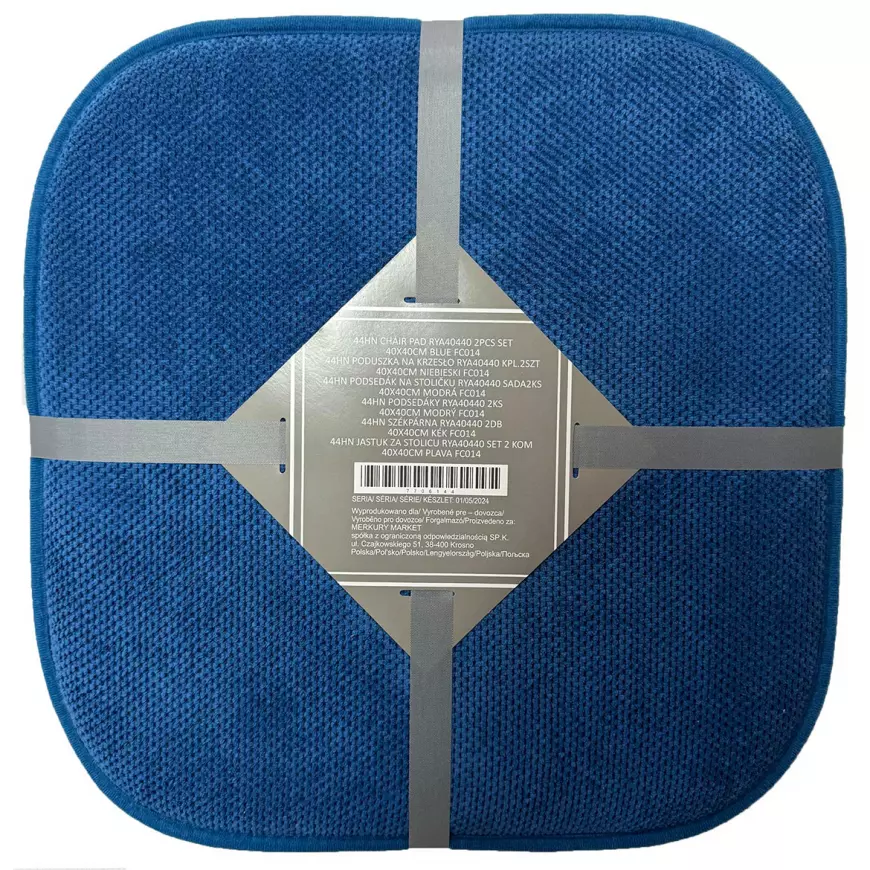 Komplet podsedákov RYA40440  40x40 cm (2 ks) modrá