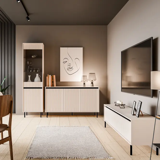 TV Stolík Osaka 302 2S pieskovo béžová,12