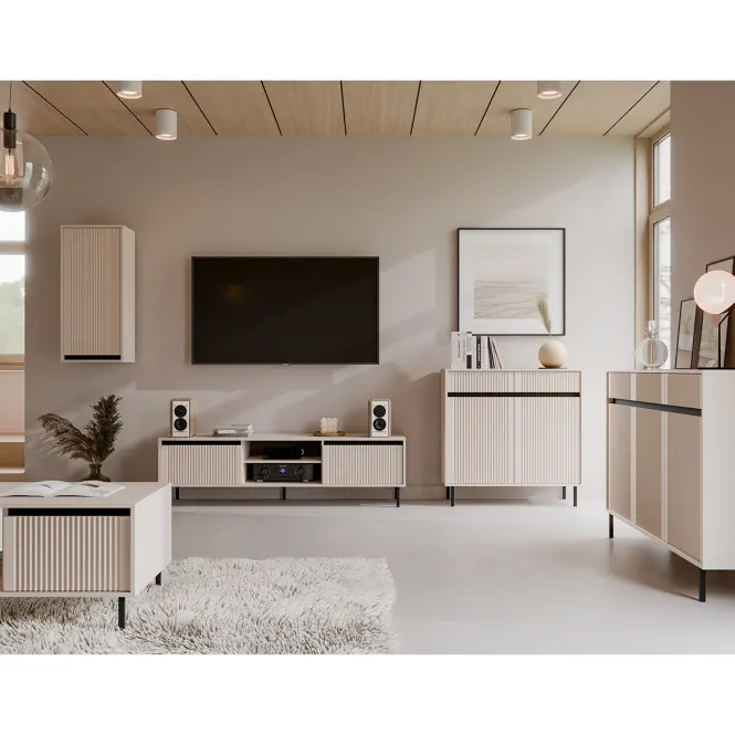 TV Stolík Osaka 302 2S pieskovo béžová,8