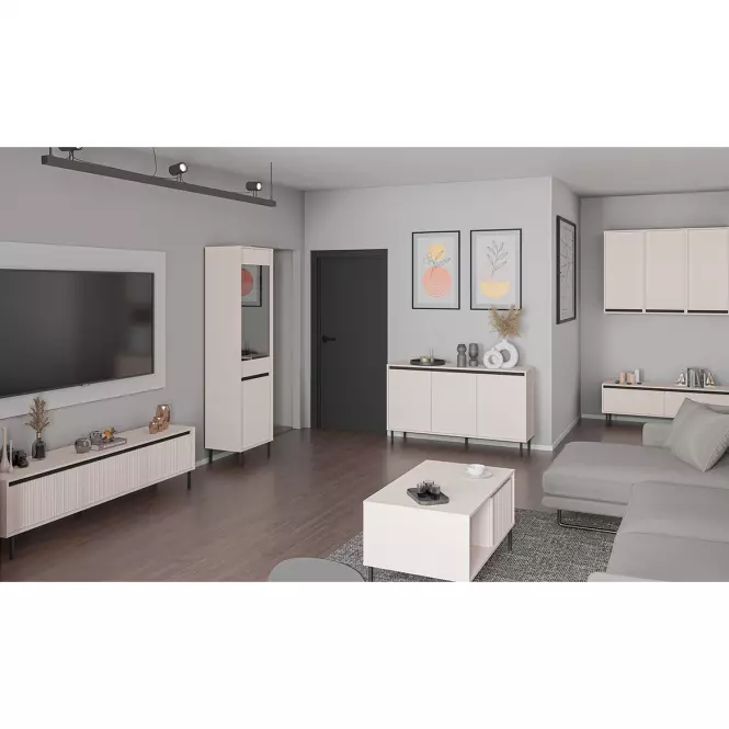 TV Stolík Osaka 312 2S pieskovo béžová
