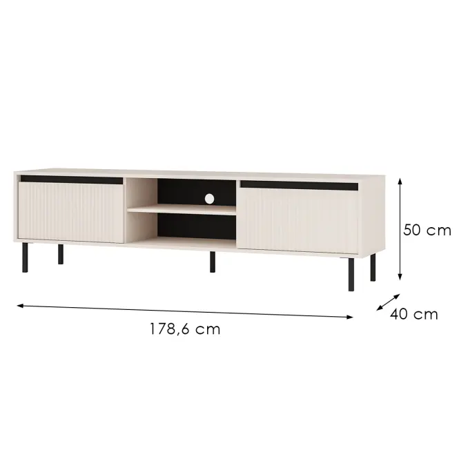 TV Stolík Osaka 312 2S pieskovo béžová,2