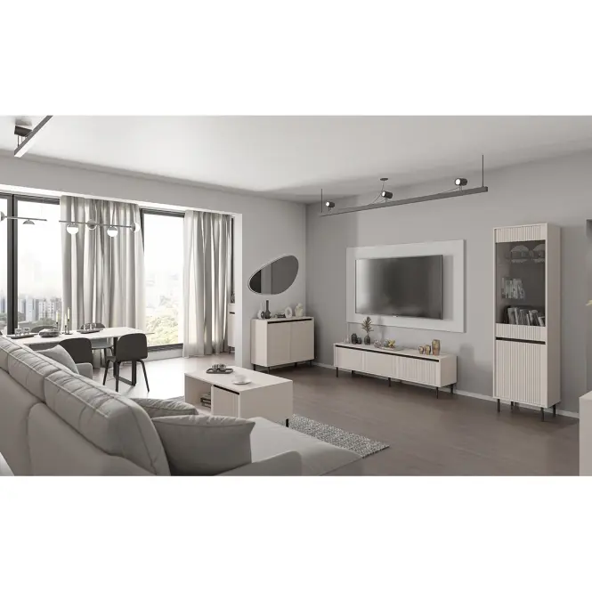 TV Stolík Osaka 312 2S pieskovo béžová,9