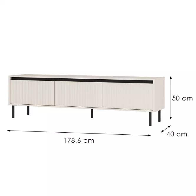 TV Stolík Osaka 303 2S pieskovo béžová