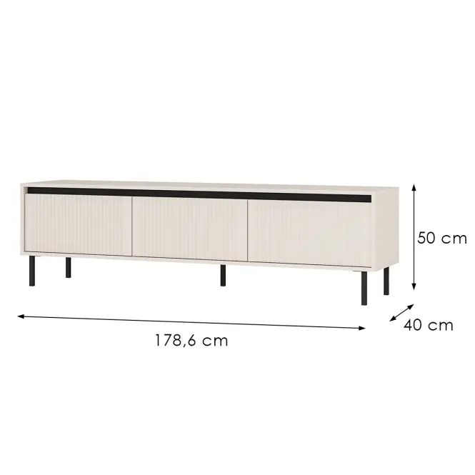 TV Stolík Osaka 303 2S pieskovo béžová,2