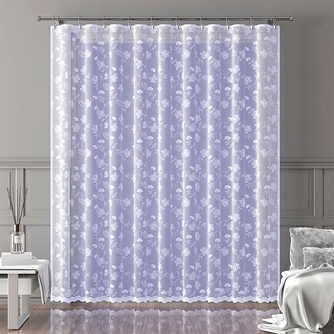 Žakarová záclona 9065/B biela/180,2