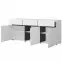 Komoda Cross3d3s biely/Čierna,4