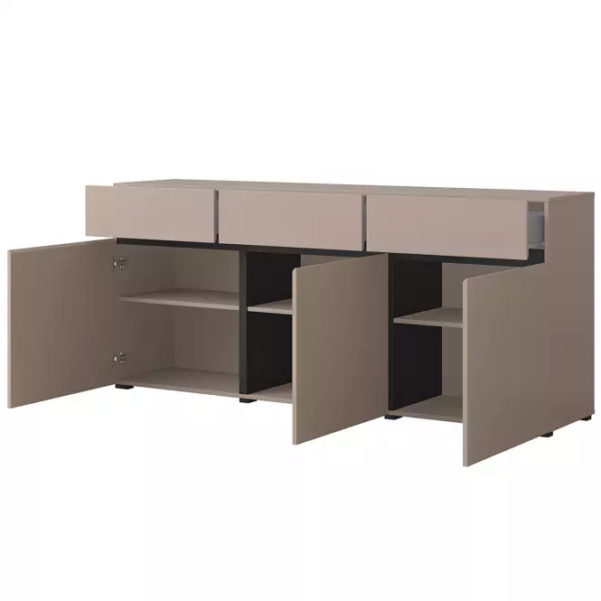 Komoda Cross3d3s Congo/Čierna,5