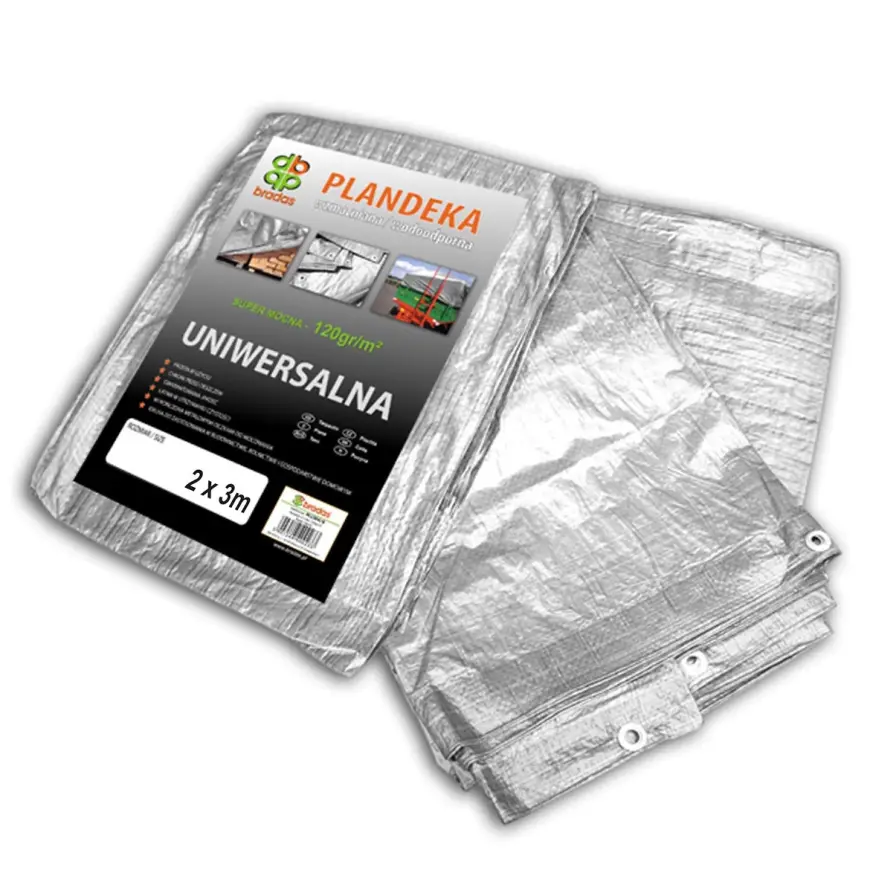 Plachta zosilnená silver 2 x 3 m, 120G