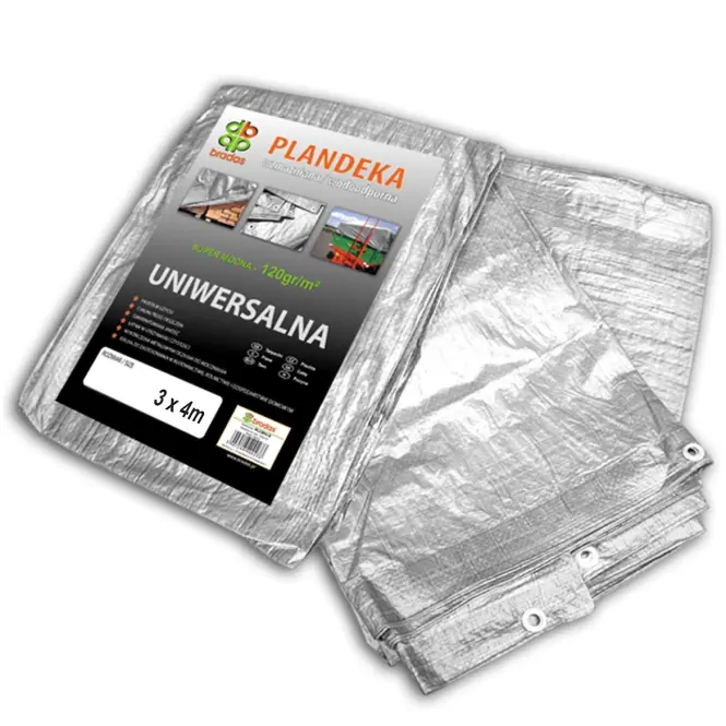 Plachta zosilnená silver 3 x 4 m, 120G