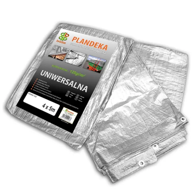 Plachta zosilnená silver 4 x 5 m, 120G
