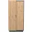 Skriňa Sierro 96 cm – dub Artisan/čierna, dvojdverová