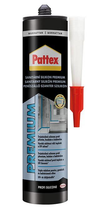 PATTEX Sanitárny silikón Premium trojitá ochrana proti plesniam manhatan 310 ml 