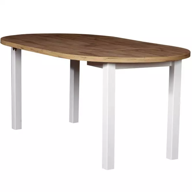 Stôl St-56 100+2x40 Wotan/Biela