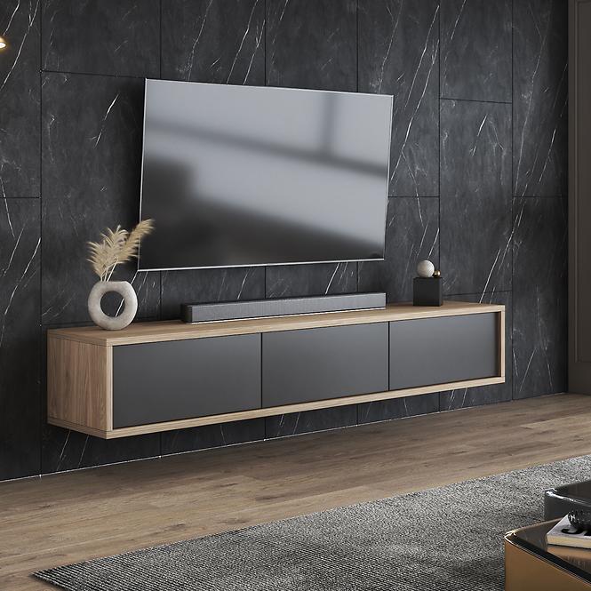 TV stolík Frida  3k  38 Dub Olejovaný/Antracit