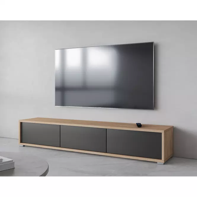 TV stolík Frida  3k  38 Dub Olejovaný/Antracit,8